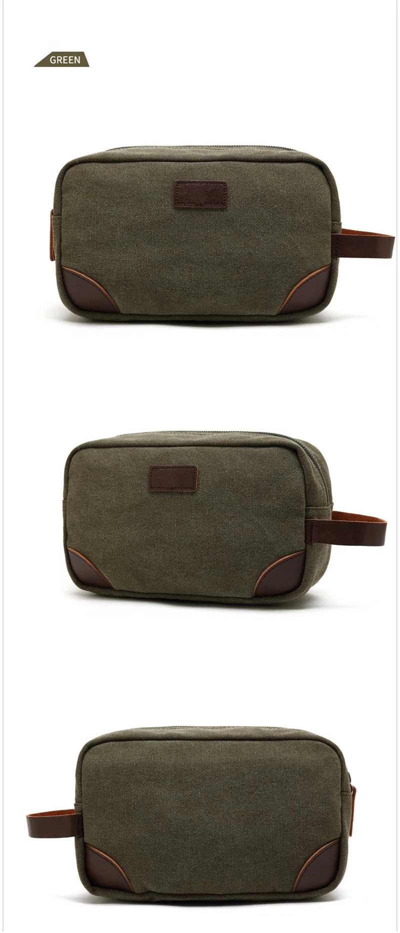 black toiletry bag