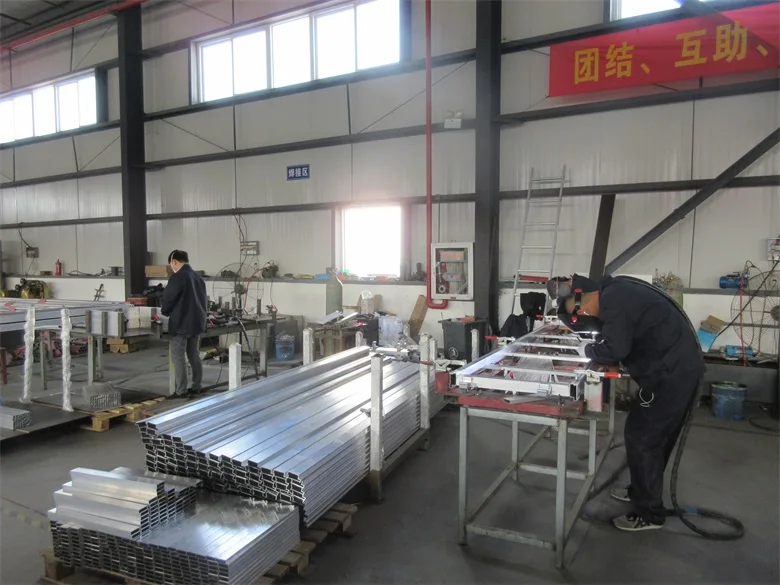 Aluminum Plywood Scaffolding System Plank Trapdoor Work Platform Toe