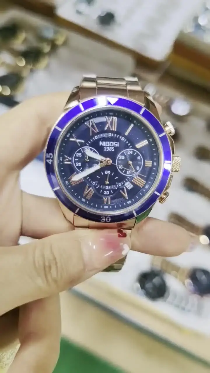 NIBOSI 2652 Luxury Men's Business Watch - Quartz Timepiece with
