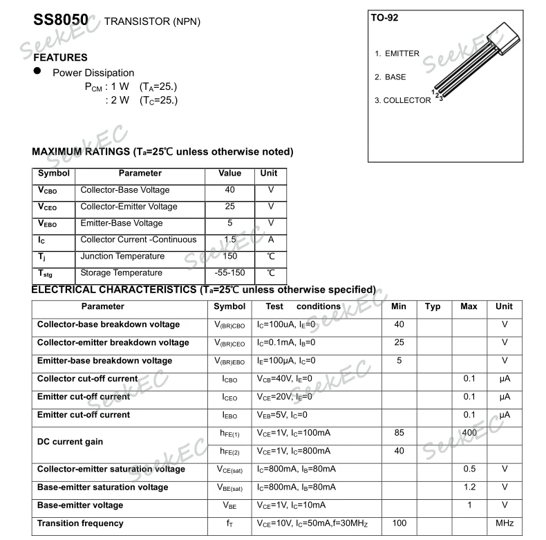 S8050 S8550 Transistors Equivalent J3y Sot23 D331 Pnp To 92 Npn C8050