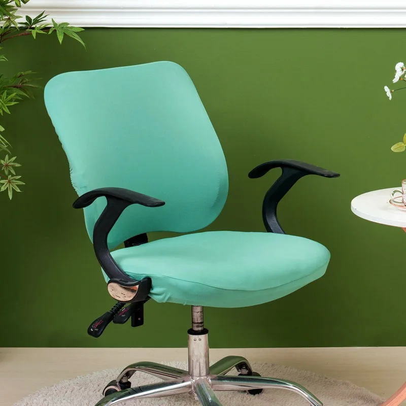 Knitted Stretch Fabric Office Chair Cover Computer Chair Universal Boss