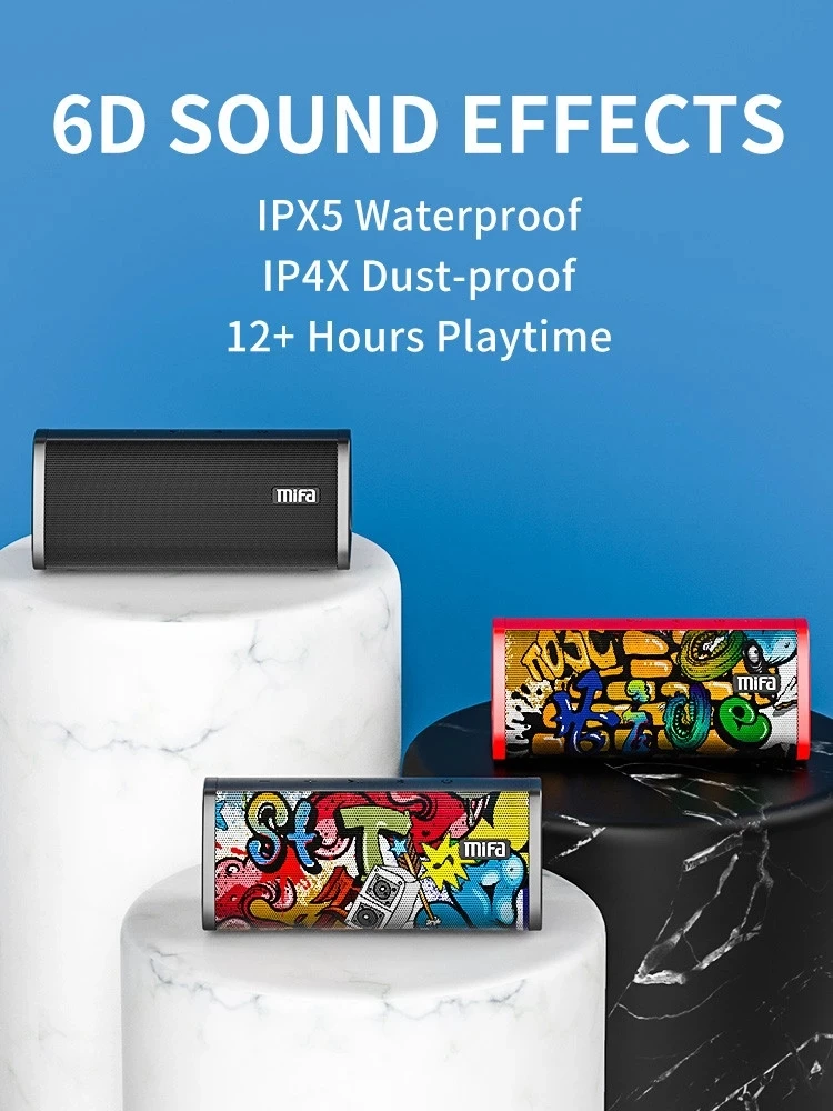 Top Selling original quality Subwoofer super Sound Portable Fabric Wireless Hi-fi Speaker MIFA A10 - ANKUX.COM