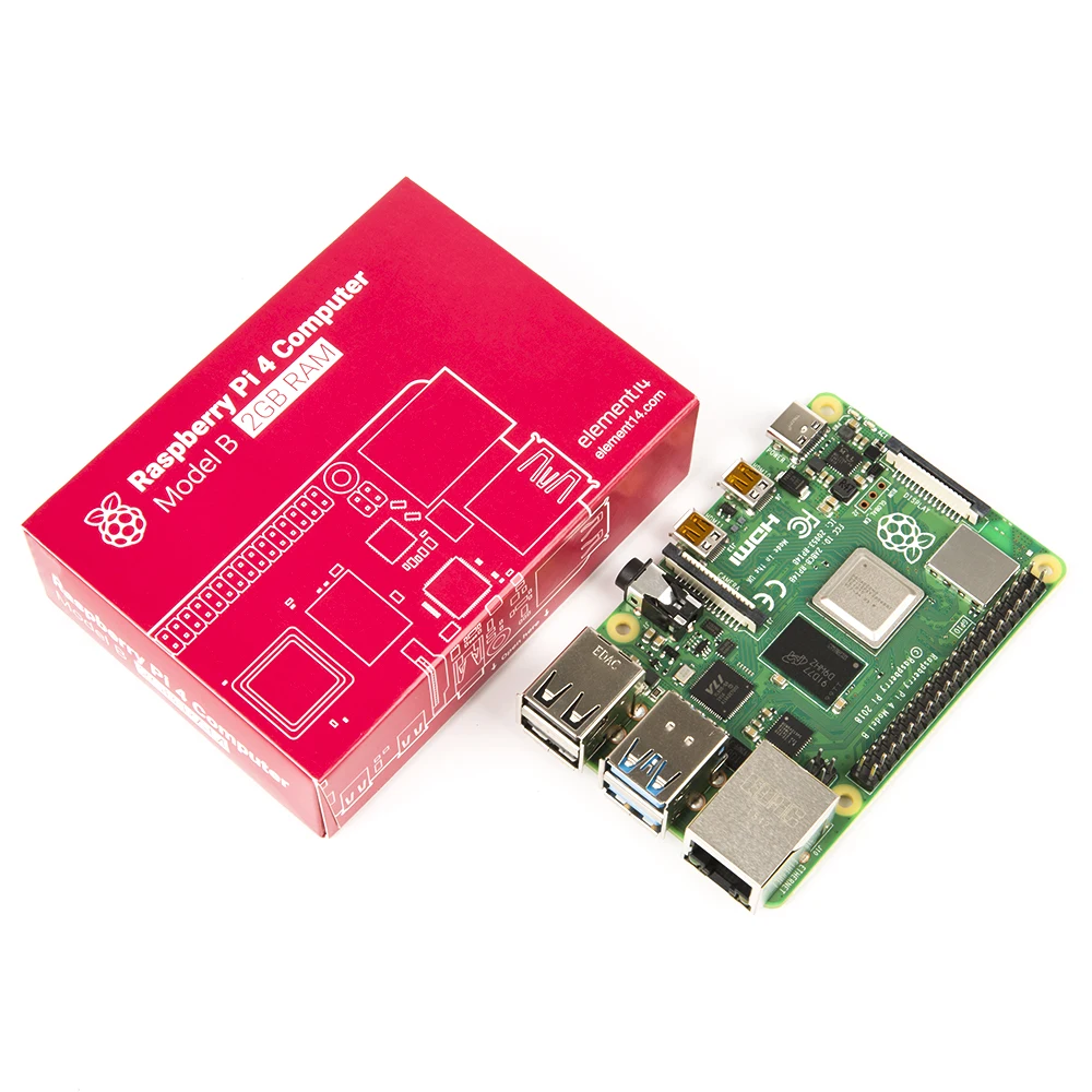 2gb Raspberry Pi 4 Model 4b Bcm2711 Quad-core Cortex-a72 1.5ghz 2gb Ram ...