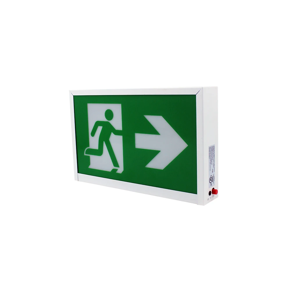 3 Hours Double Sided Led Recess Lights Ip54 Light Bulkhead Emergency Exit Sign