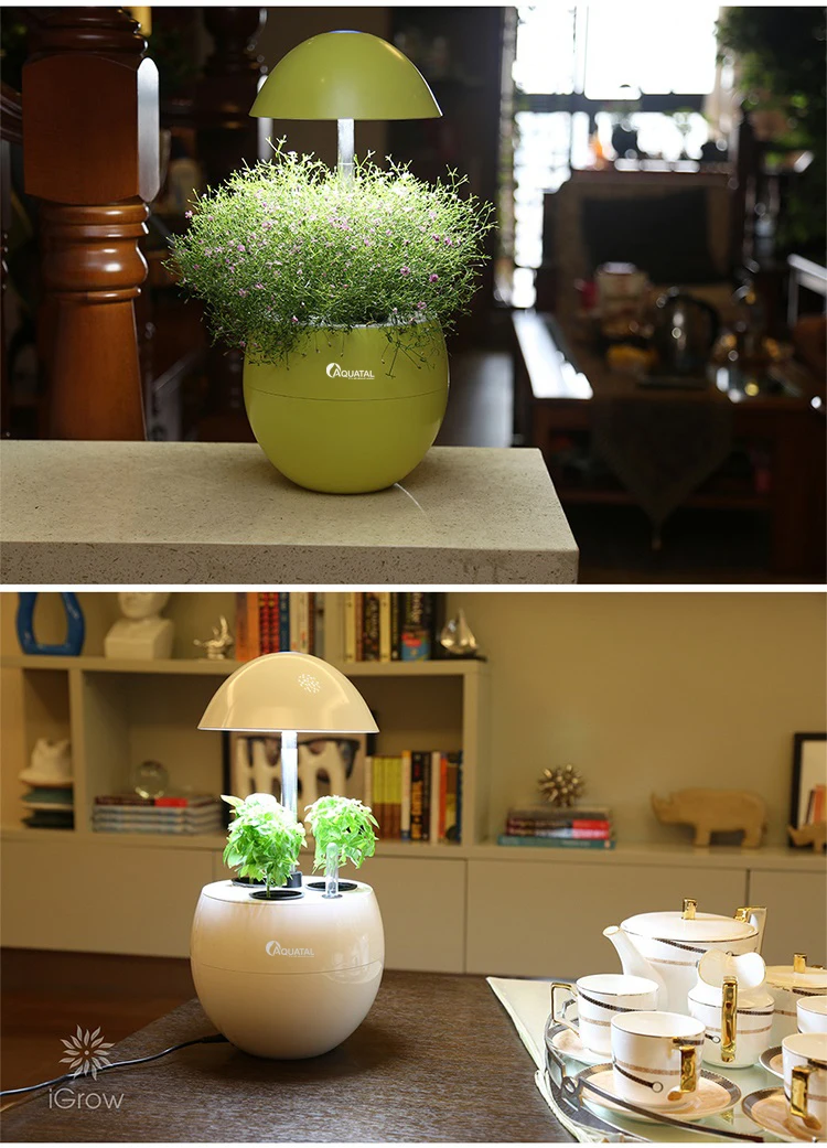 office mini green plant air purifier