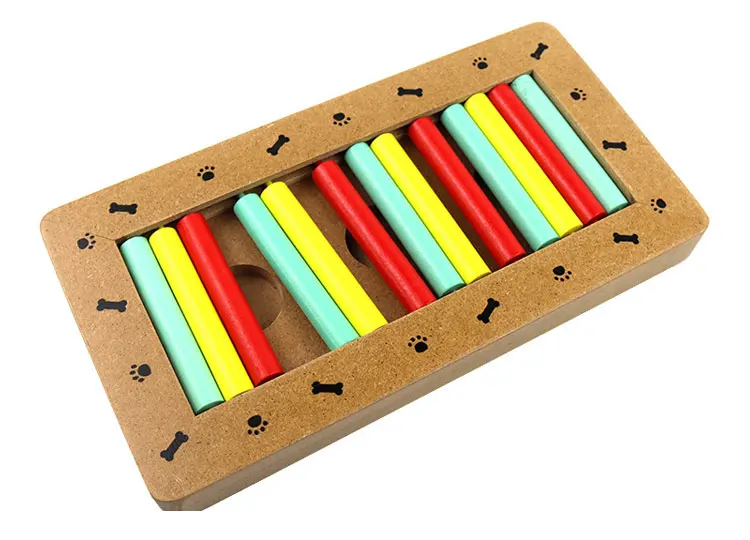 Best Newest Puzzle Toys Pet Feeder Treat Wooden Interactive Dog Puzzles To Cats