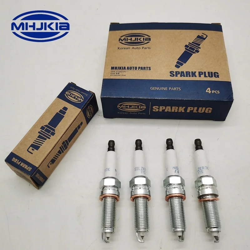 MHJKIA Spark Plug 18871-11070 SILZKR7K11S for Kia Hyundai AZERA