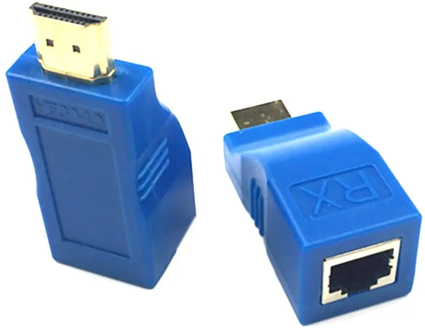 yan HDMI 1080P 30M Extender Over Ethernet LAN CAT5e CAT6 Network Cable 100Ft Adapter yan HDMI 1080P 30M Extender Over Ethernet LAN CAT5e CAT6 Network Cable 100Ft Adapter