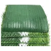 Fake Football Pitch Artificial Lawn Double S Fiber Shaped Synthetic Grass
