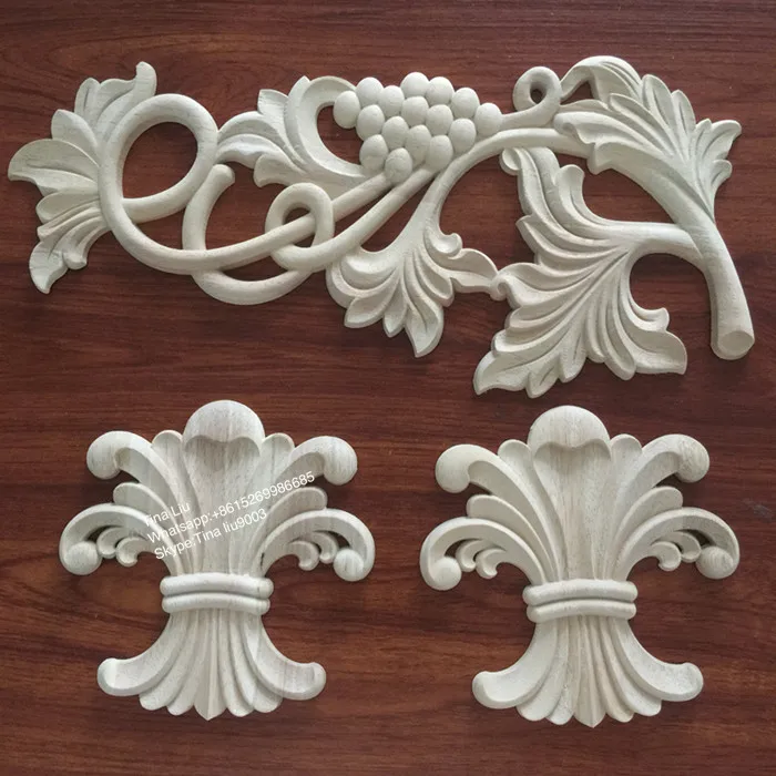 antique wood furniture decals appliques