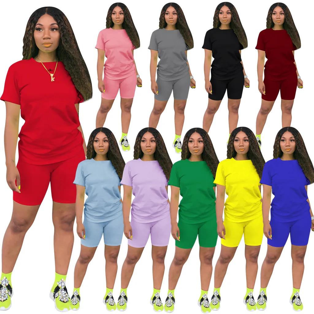 

5XL 10color stock summer Casual short Clothes fat Women Workout 2 Pieces Set Plus Size Women Clothing, 4 colors