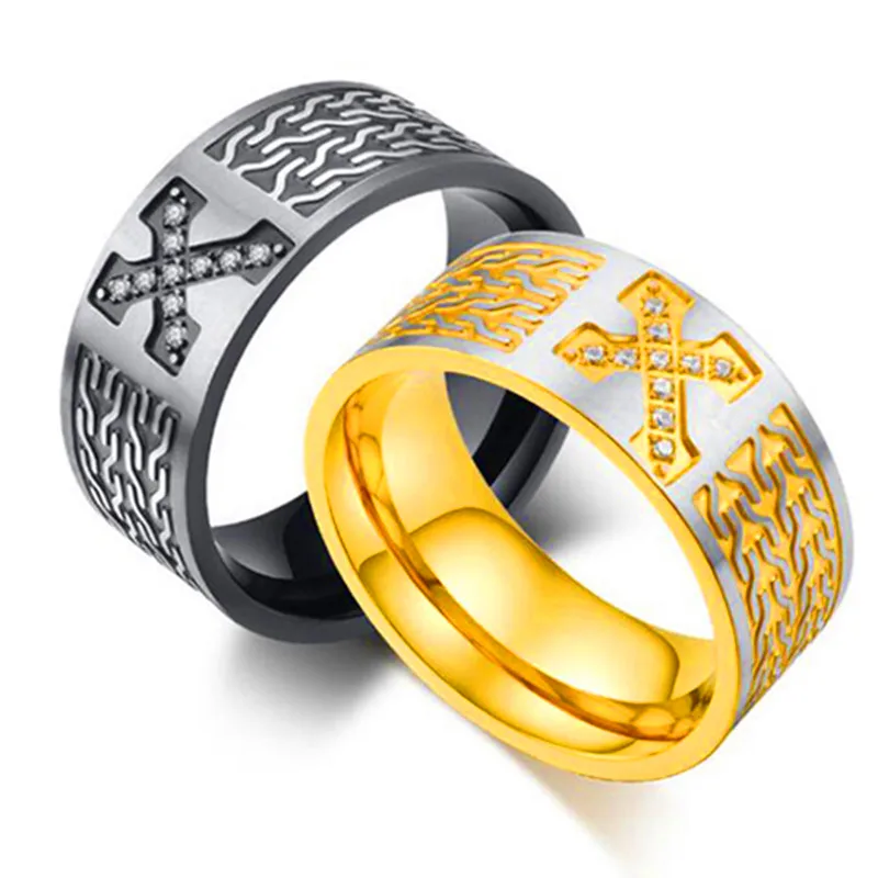 Chengfen Jewelry Direct Sale Korean Gay Men Ring Gay Men Gold Ring