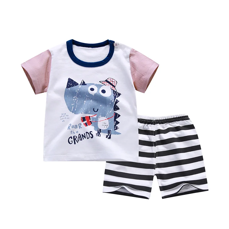Baby Clothes Toddler Clothes Boys Girls Clothes Sets Short Sleeves