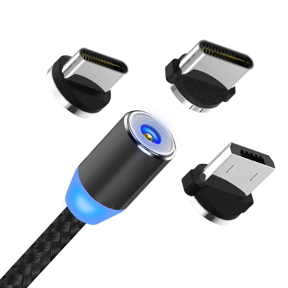 

magnetic charger cable,2 Pieces, Black,white,red, silver