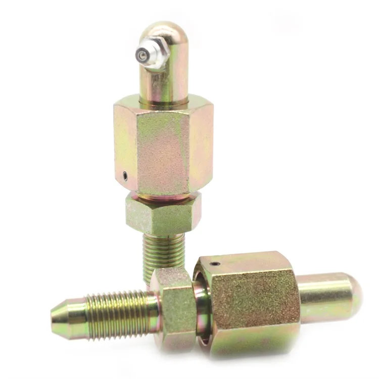 Various Excavator Parts Bleed Screw Track Adjuster Chain Grease Coupler