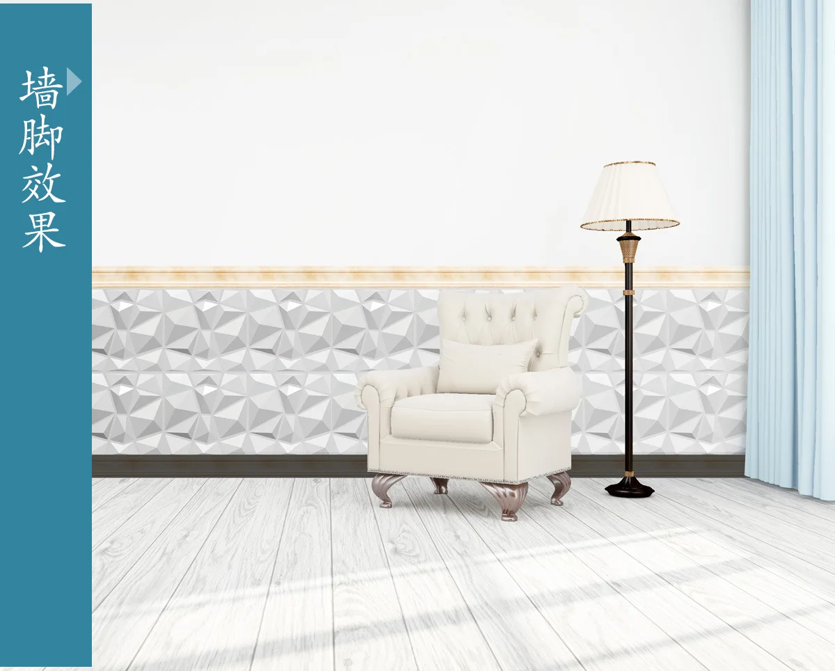 3D PVC Wall Panel Moisture-Proof Waterproof Wallpaper Background ...