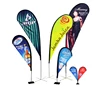 Newest High Quality Red Country Favoshow Display Beach Flag For Sale
