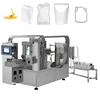 Automatic Doypack Stand Up Zipper Spout Bag Cooking Oil Fill Seal Packaging Machine