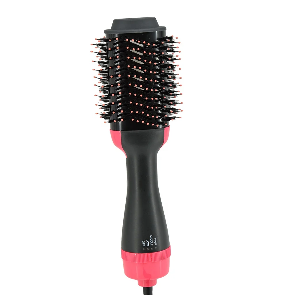 
Hot Selling 3 IN 1 One-Step Hot Air Brush Dryer and Volumizer Negative Ion Hot Air Hair Brush 