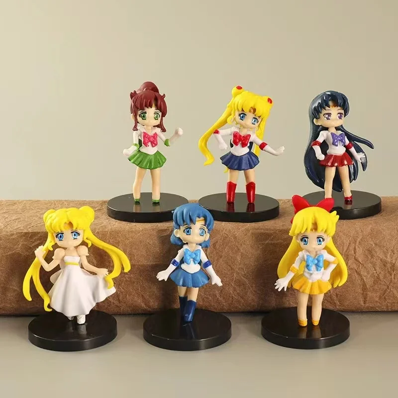 NEW 2 Sailor Moon Figures (Anime / Manga (Toy doll kid children retailer anime cartoon