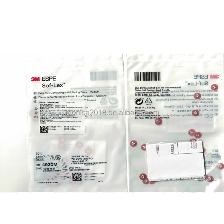3M ESPE 1981SF Sof-Lex Contouring & Polishing Pop-On Discs - 3/8" Superfine - 85/Box