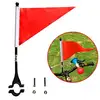 Hottest good quality customized bike flags solid bicycle triangle safety flag