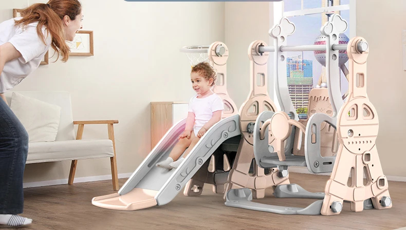 Feelkids L-MZ001 High Quality Children Indoor Popular Toy Toddler Boy Plastic Slide Outdoor factory