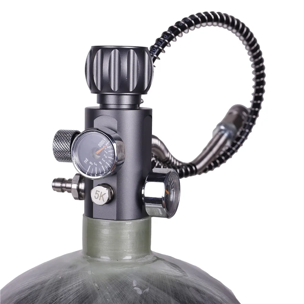 6.8l Pcp Carbon Fiber Tank 4500psi With Ce Certificate Scuba Diving Air