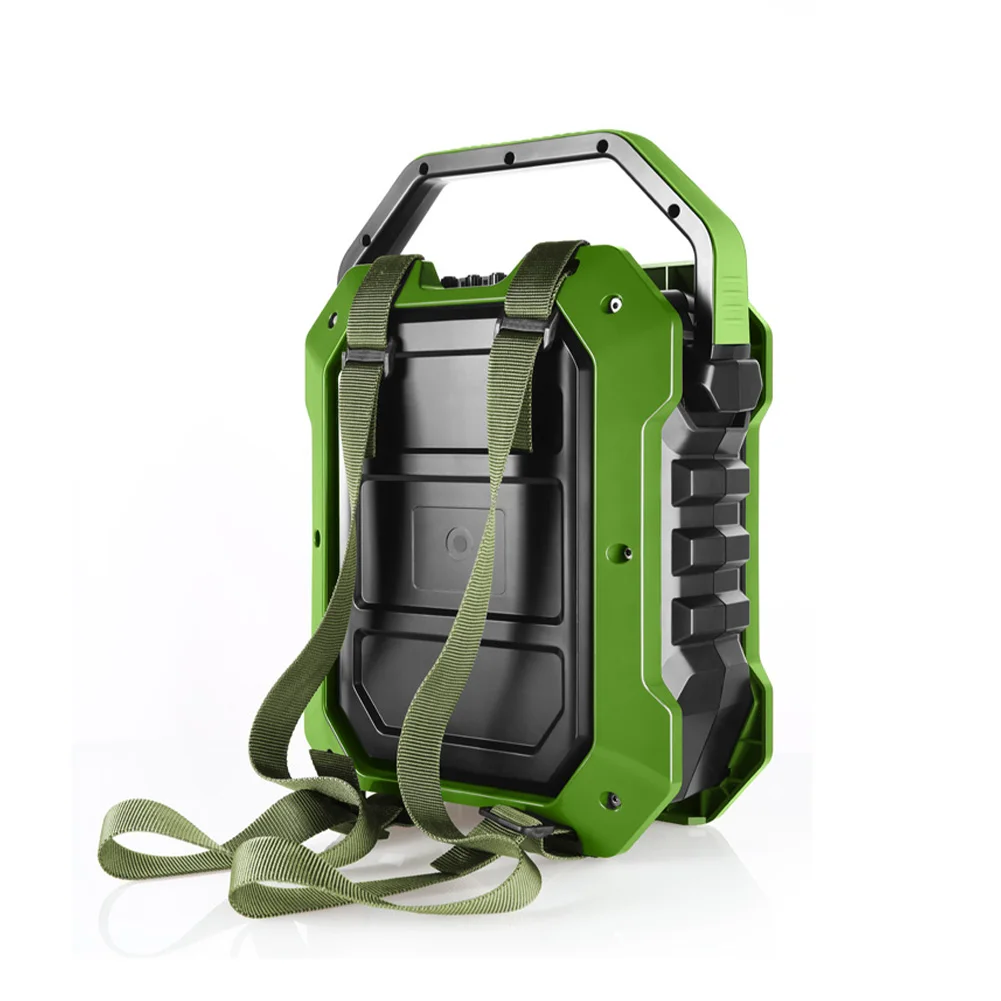 Outdoor Indoor Portable Handle Karaoke Amplifier Bluetooth Speaker With Wireless Microphone - ANKUX.COM