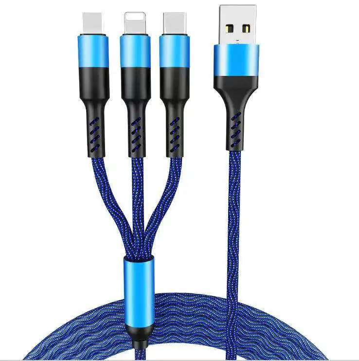 5A Fast Multi Charger Cable Universal USB Charging Cable with Micro USB Type c Port Cable for 8-PIN Most Android Phones - ANKUX.COM