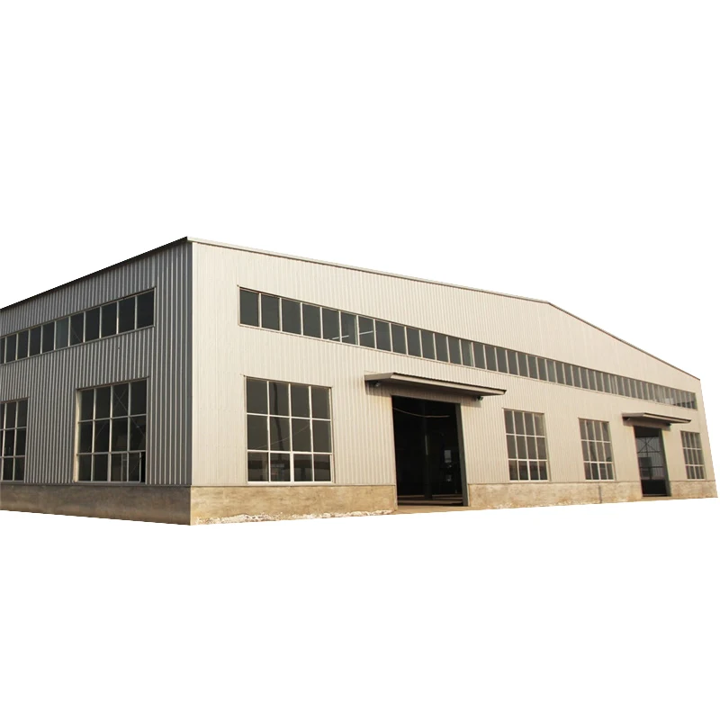 Low cost prefabricated steel structure industrial shed workshop