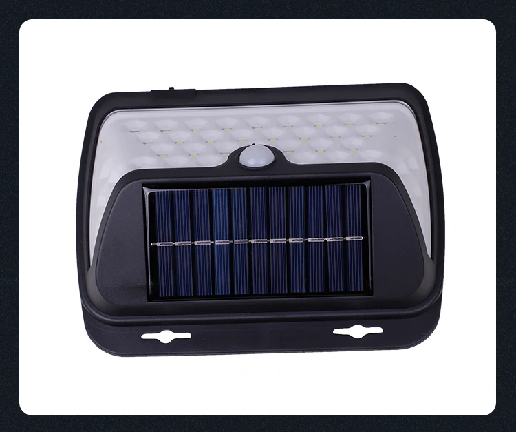 Modern Auto Rechargeable Battery Powered Waterproof Solar Energy Motion Sensor Led Wall Light