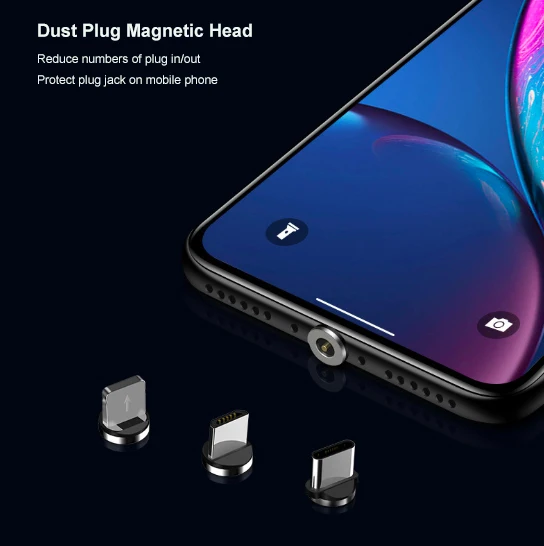 Magnetic USB Cable 1M 2M LED Magnetic Charging USB Cable - ANKUX.COM