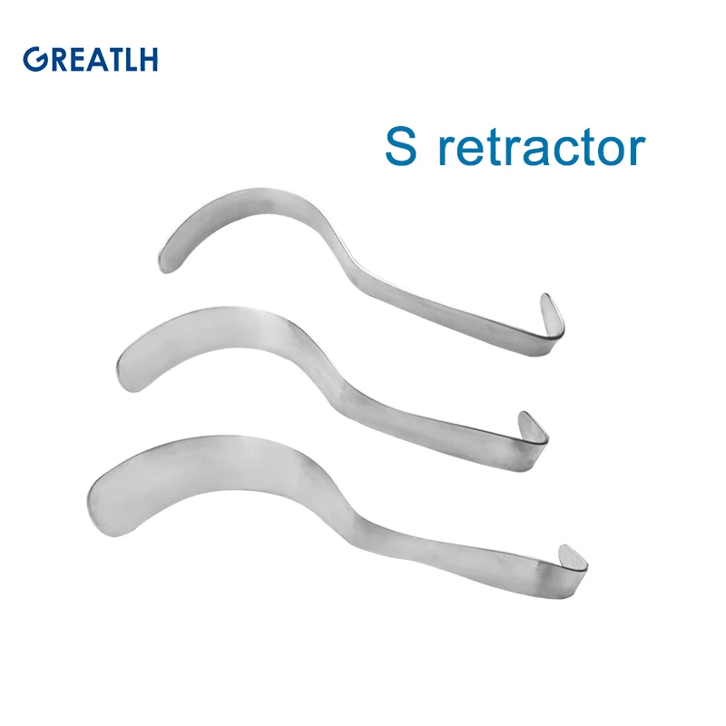Stainless Steel S Retractor Abdominal Retractor Medical Restractor For