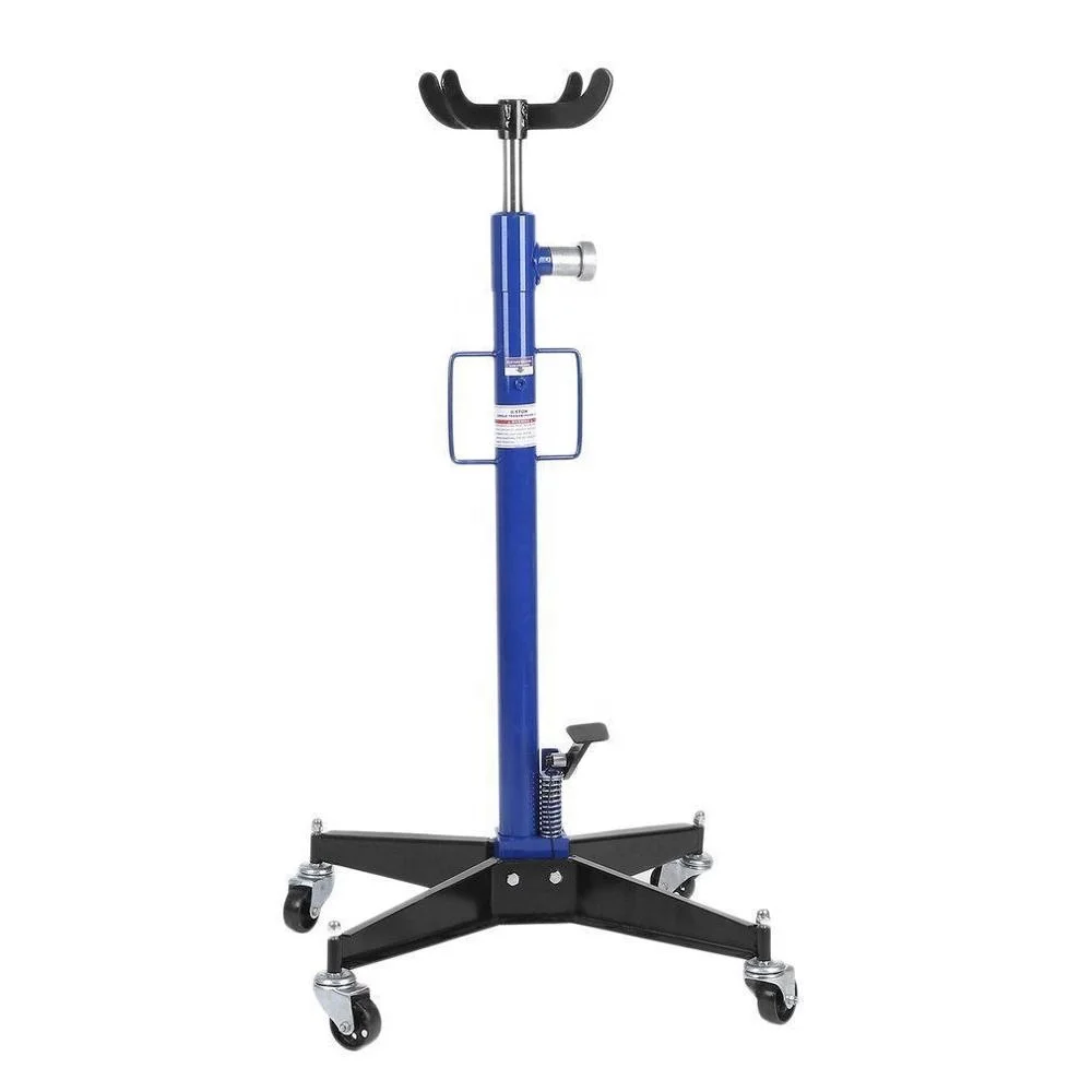 Foot Operated Car Lift Transmission Jack , Single Pump 1000 Lb Transmission Jack