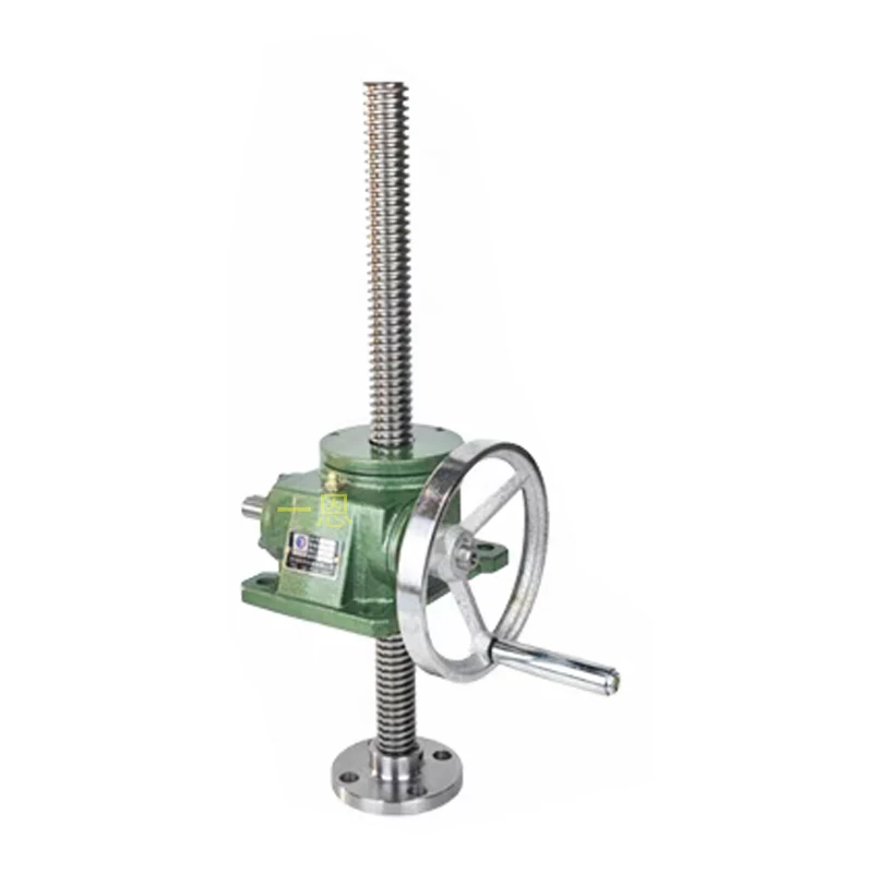 product screw lift helical elevator worm gear hand crank small lifting platform steel third generation lean tube china-17