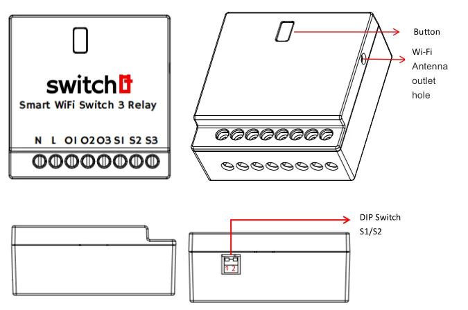 Y 2e wireless switch схема