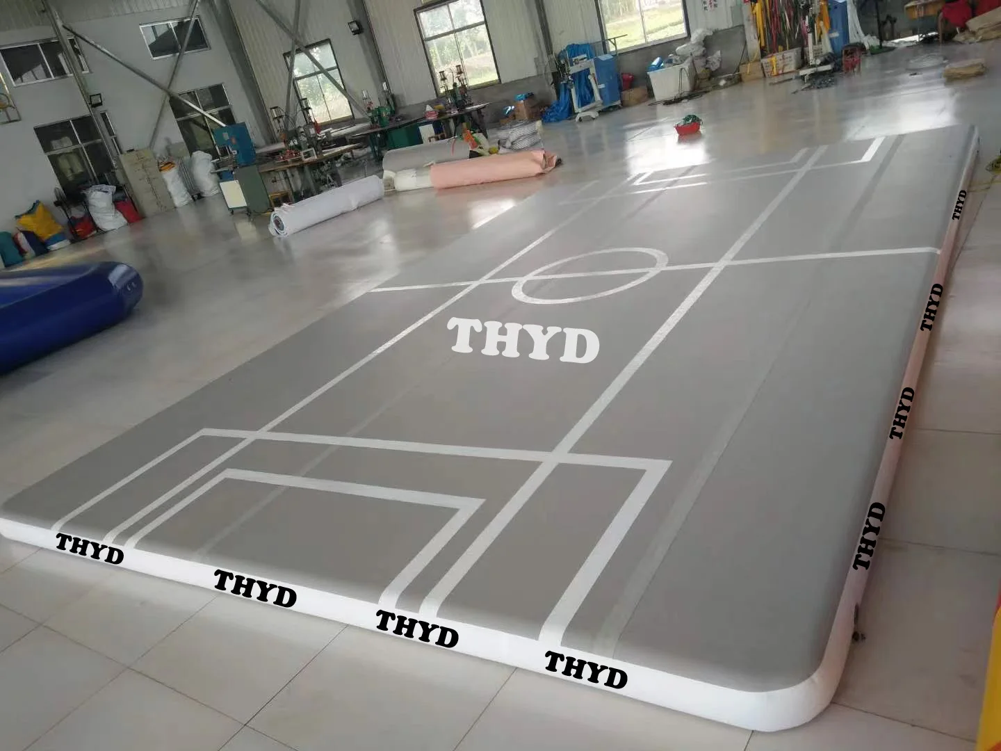 product inflatable sports floor for gymnastics taekwondo wrestling karate cheerleading tumbling yoga training for multi sport gymnasiums-2