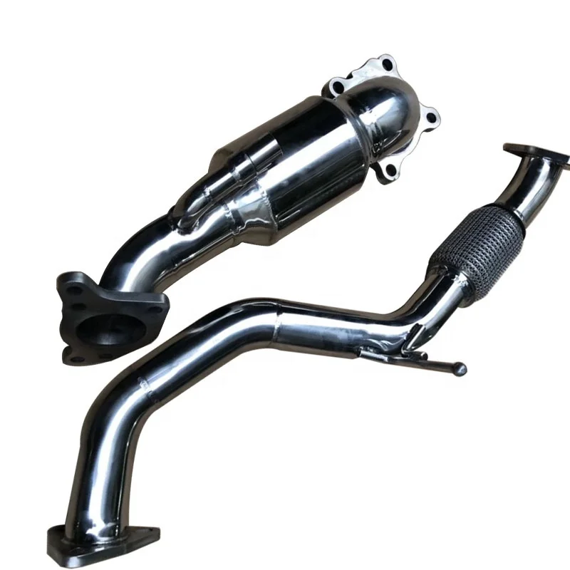 Engine Parts Downpipe Exhaust Pipe Three Way Catalytic Converters For