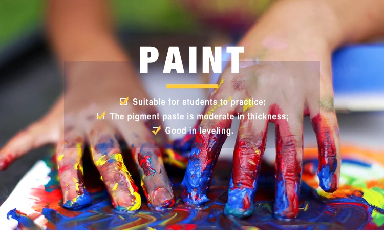 40Ml Kids Non-Toxic Colorful Finger Paint Set For Children