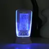 Clock Creative LED Luminous Music Meter Clock 510 Alarm Clock Music Alarm, Snooze Function,Reverse Timer Best Gift 12.5X 6.5cm