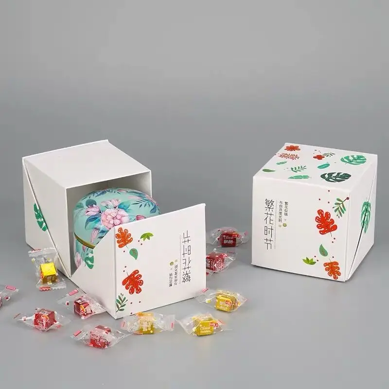 Mini Cardboard Tea Box Small Box With Soy Ink Custom Logo Printing For ...