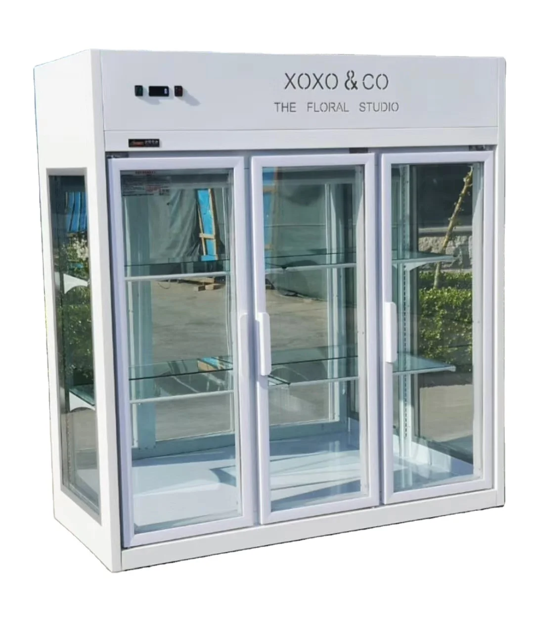 2/3/4 Glass Door Upright Flower Chiller Flower Shop Refrigerator Fridge For Florist Buy Glass