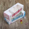 Wholesale white western paper bakery packaging cupcake individual box supplies