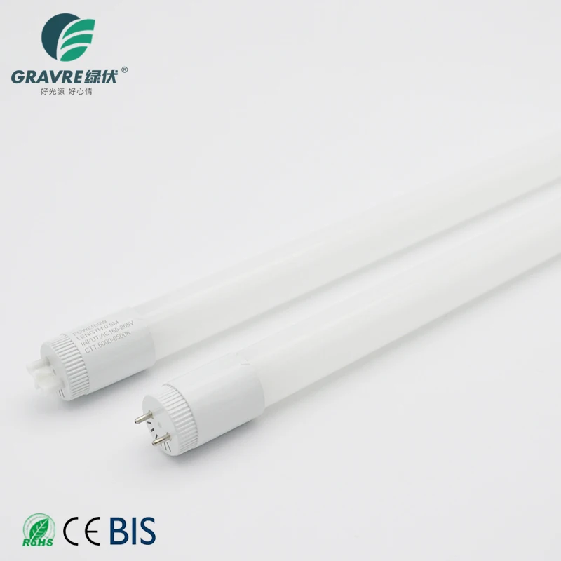 High Demand Home Office Lighting Energy Saving LED Florescent Tube Light Tubet8 Led Aluminum T8 Glass 18W 24W ROHS 2-year 20000