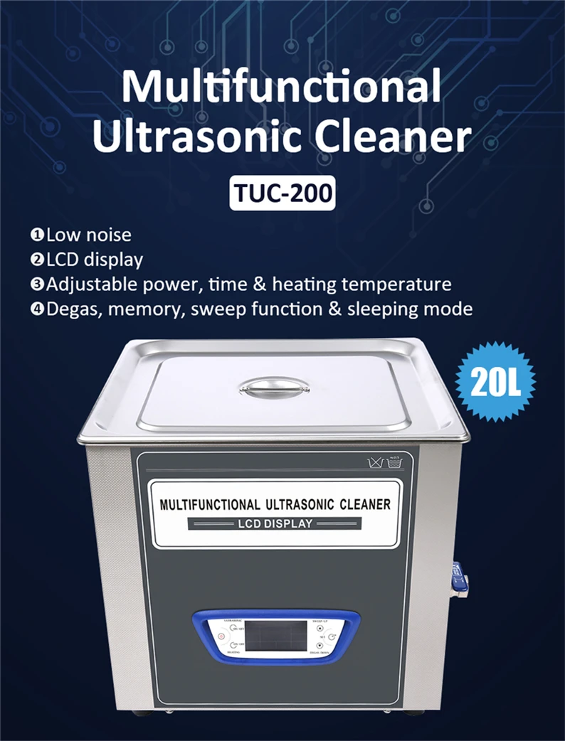 Jeken 20l Bowling Golf Ball Ultrasonic Cleaner Cleaning Machine With