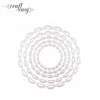 5 Sizes Round Lace Frame set Custom Sheet Metal Stamping Cutting Dies for Card making
