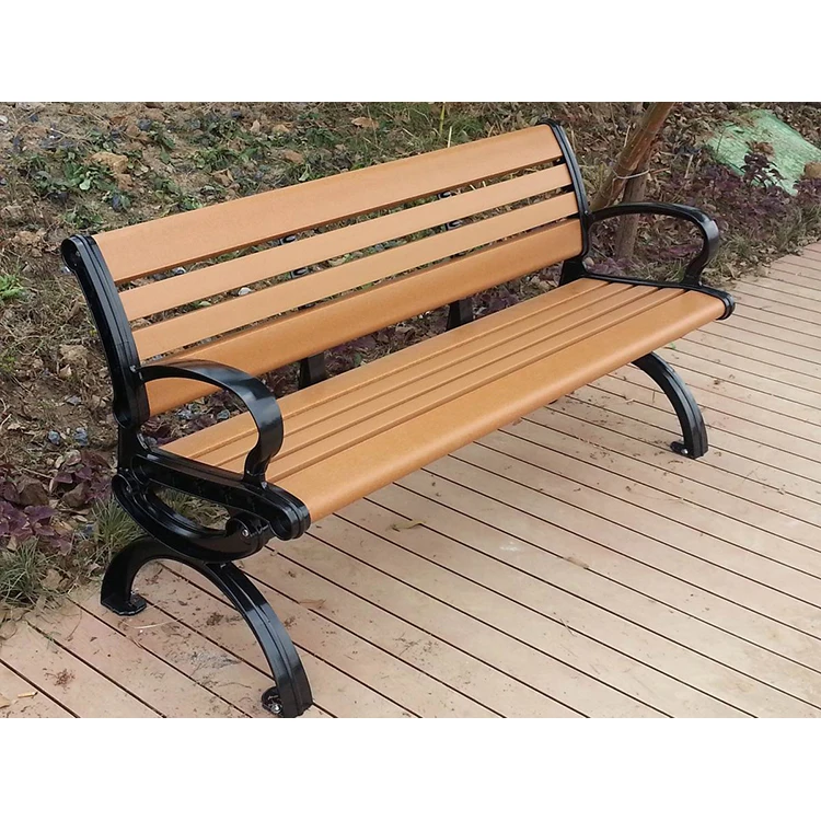 wooden long bench chair