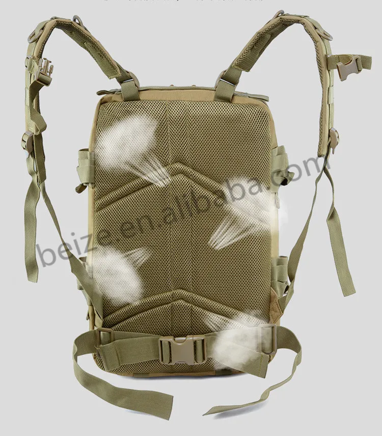 30l Waterproof Sport Gym Bag Large Capacity Camping Tactical Backpack Military Molle Pack For
