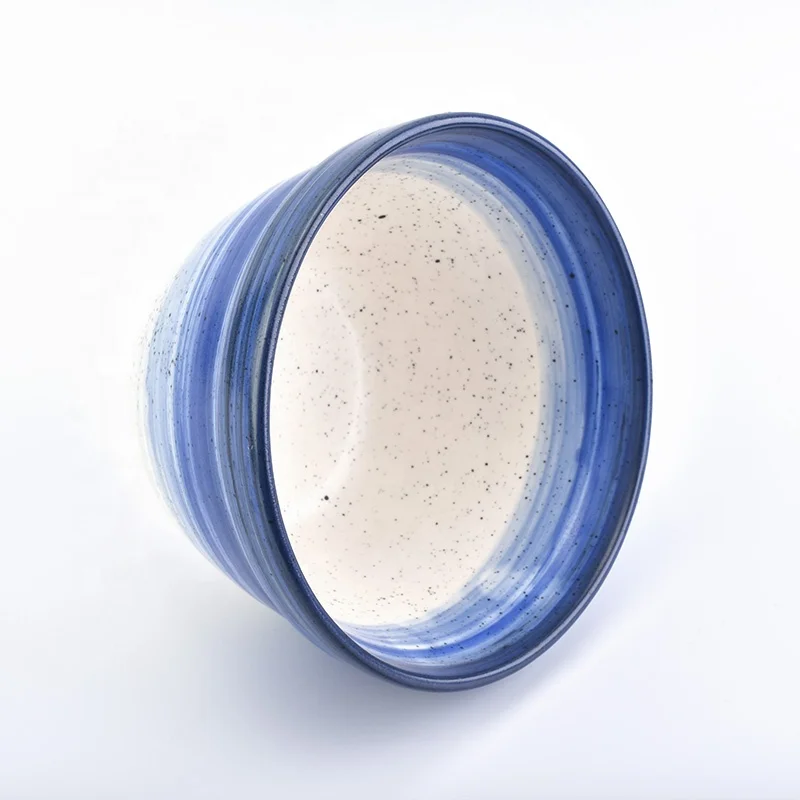 4 Wicks Ceramic Candle Vessel For Hotel